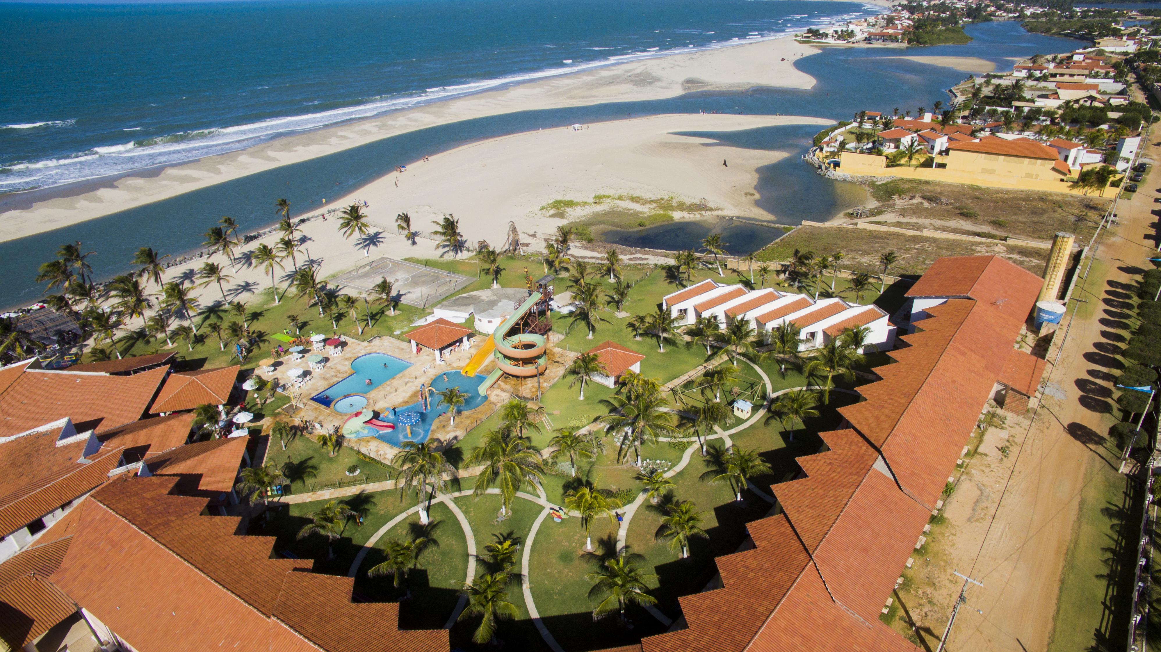 Jangadeiro Praia Hotel Resort - Parque Aquatico E Pe Na Areia Акірас Екстер'єр фото