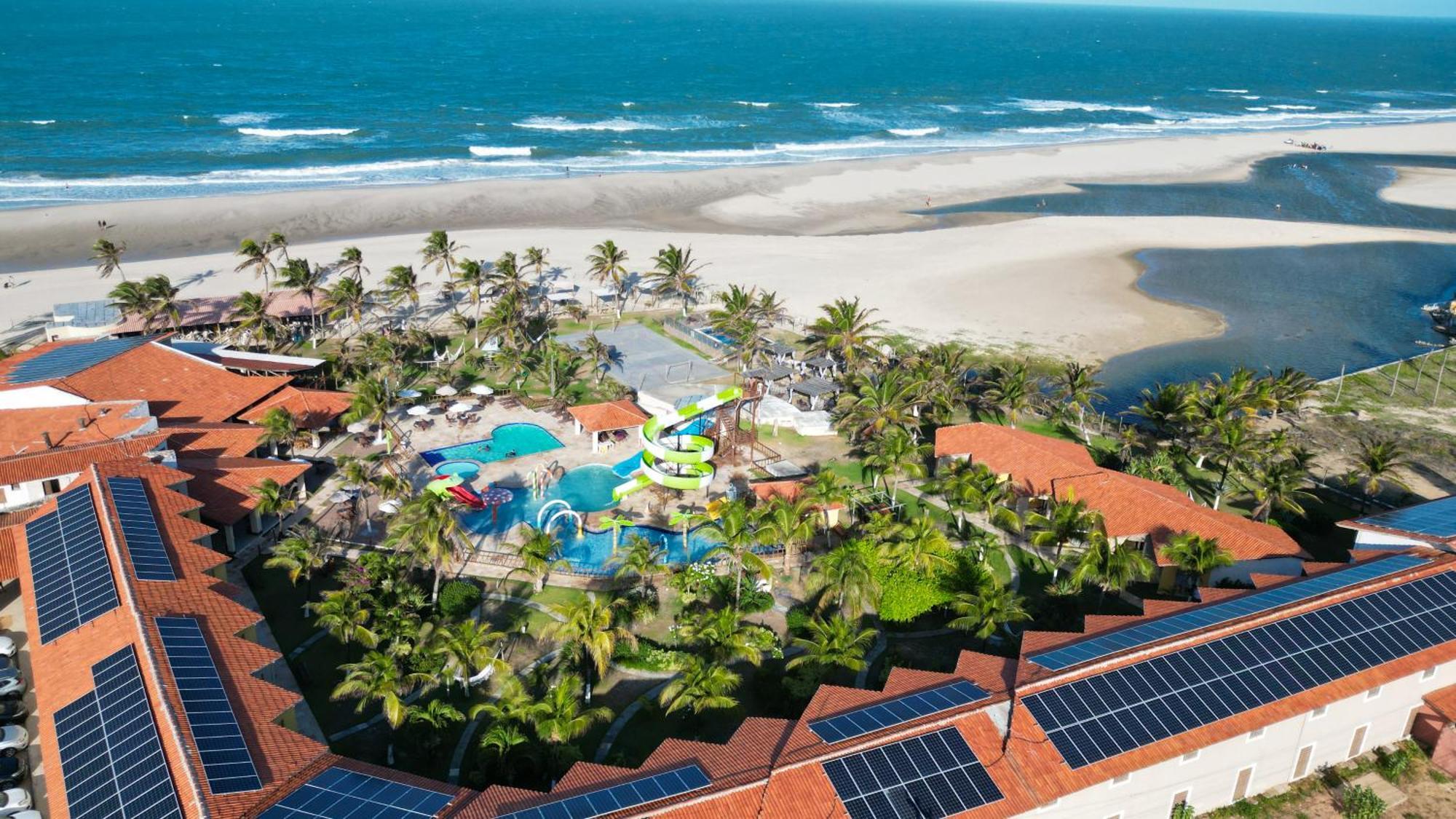 Jangadeiro Praia Hotel Resort - Parque Aquatico E Pe Na Areia Акірас Екстер'єр фото