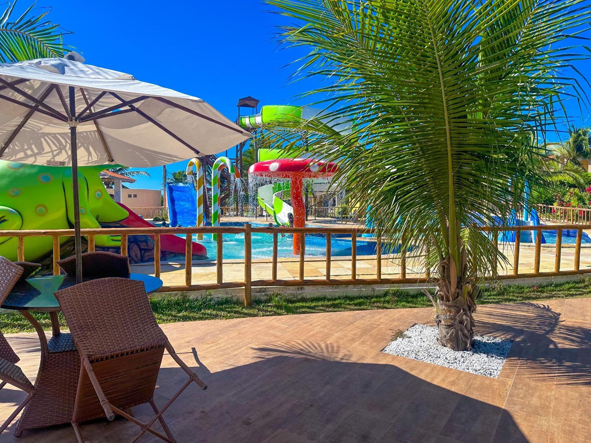 Jangadeiro Praia Hotel Resort - Parque Aquatico E Pe Na Areia Акірас Екстер'єр фото