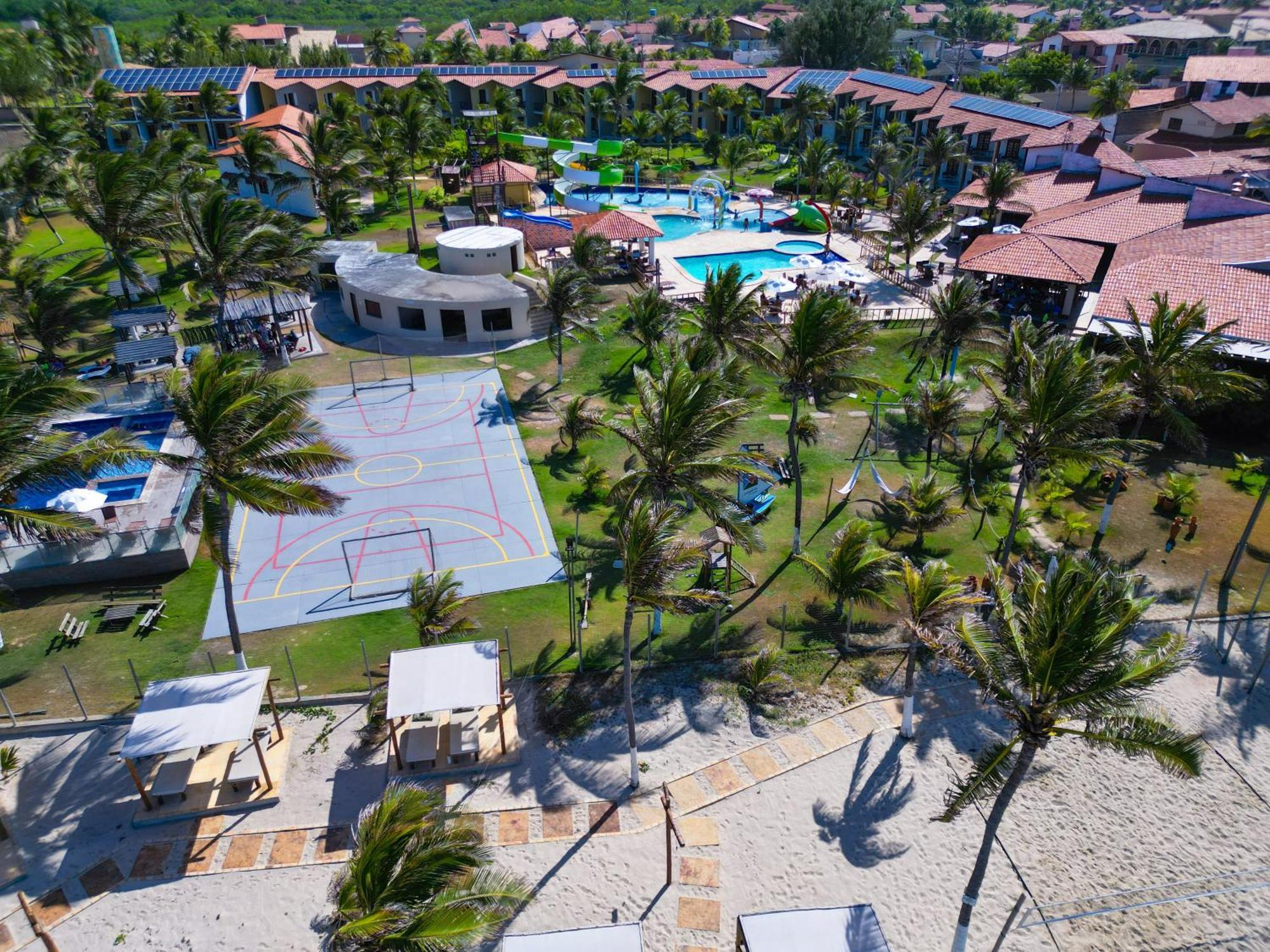 Jangadeiro Praia Hotel Resort - Parque Aquatico E Pe Na Areia Акірас Екстер'єр фото