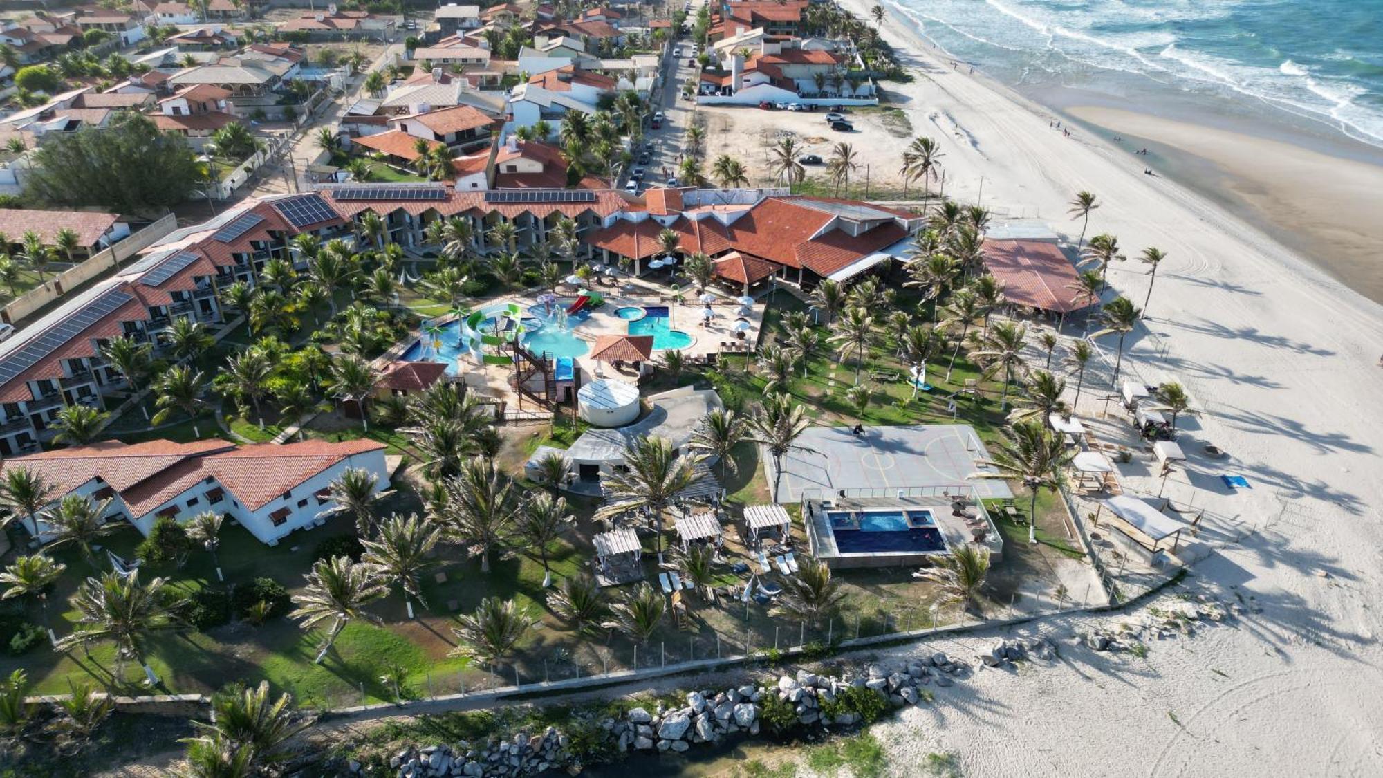 Jangadeiro Praia Hotel Resort - Parque Aquatico E Pe Na Areia Акірас Екстер'єр фото