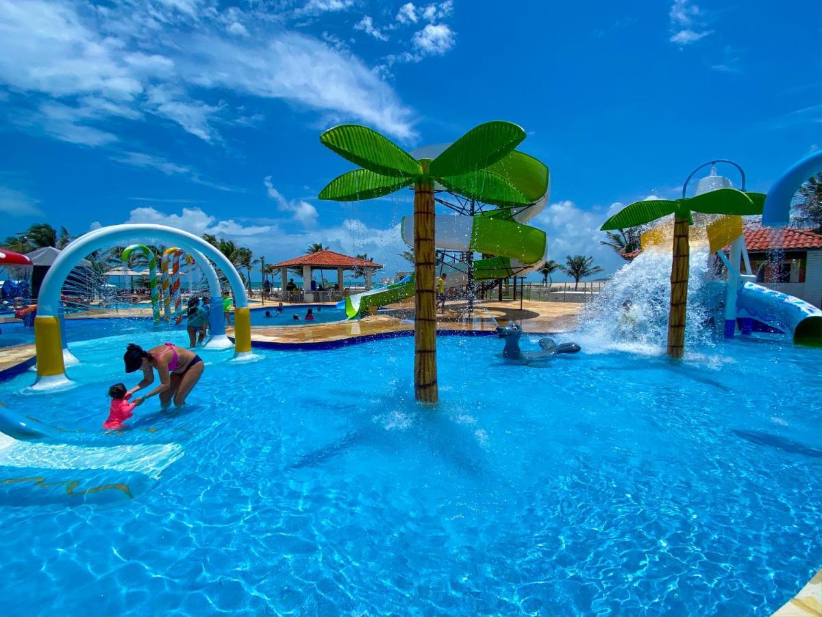 Jangadeiro Praia Hotel Resort - Parque Aquatico E Pe Na Areia Акірас Екстер'єр фото